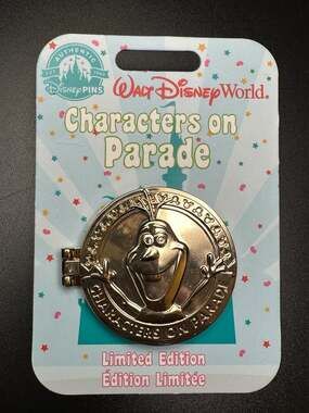 Walt Disney World Characters on Parade Olaf Hinged Pin